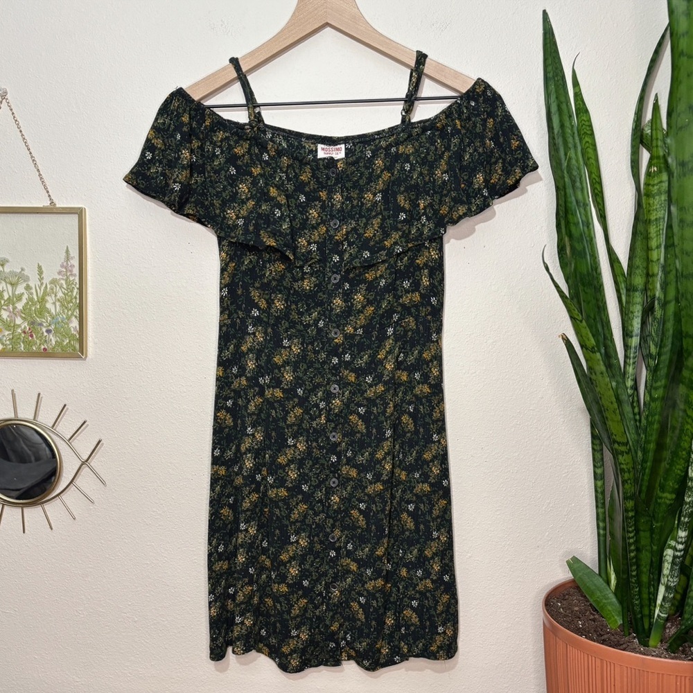 5/$15 | Mossimo | Floral Off the Shoulder Mini Dress - Picture 2 of 16